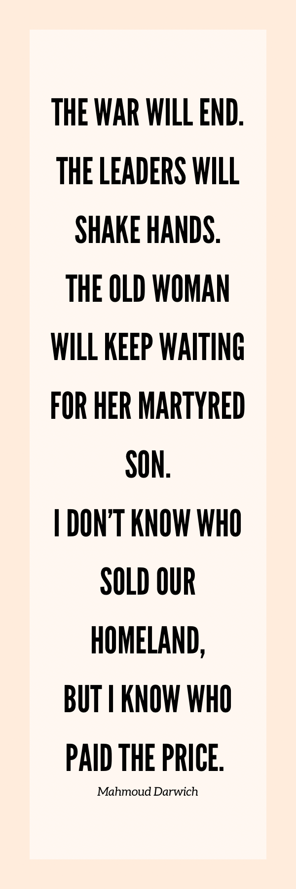 “Mahmoud Darwich” Bookmark