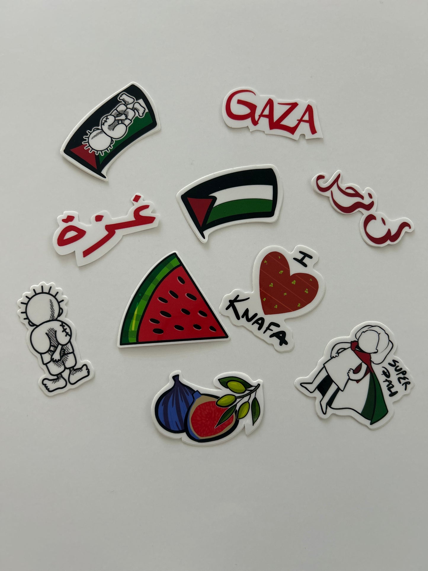 GAZA English Sticker