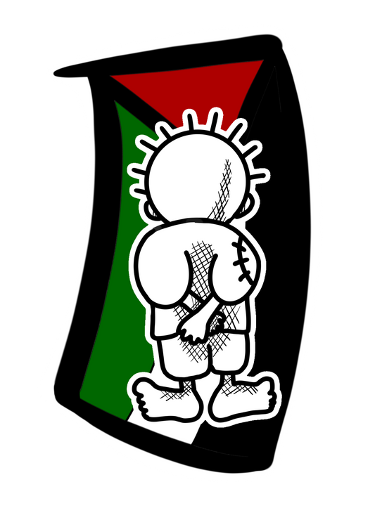 Palestine + Handala Sticker