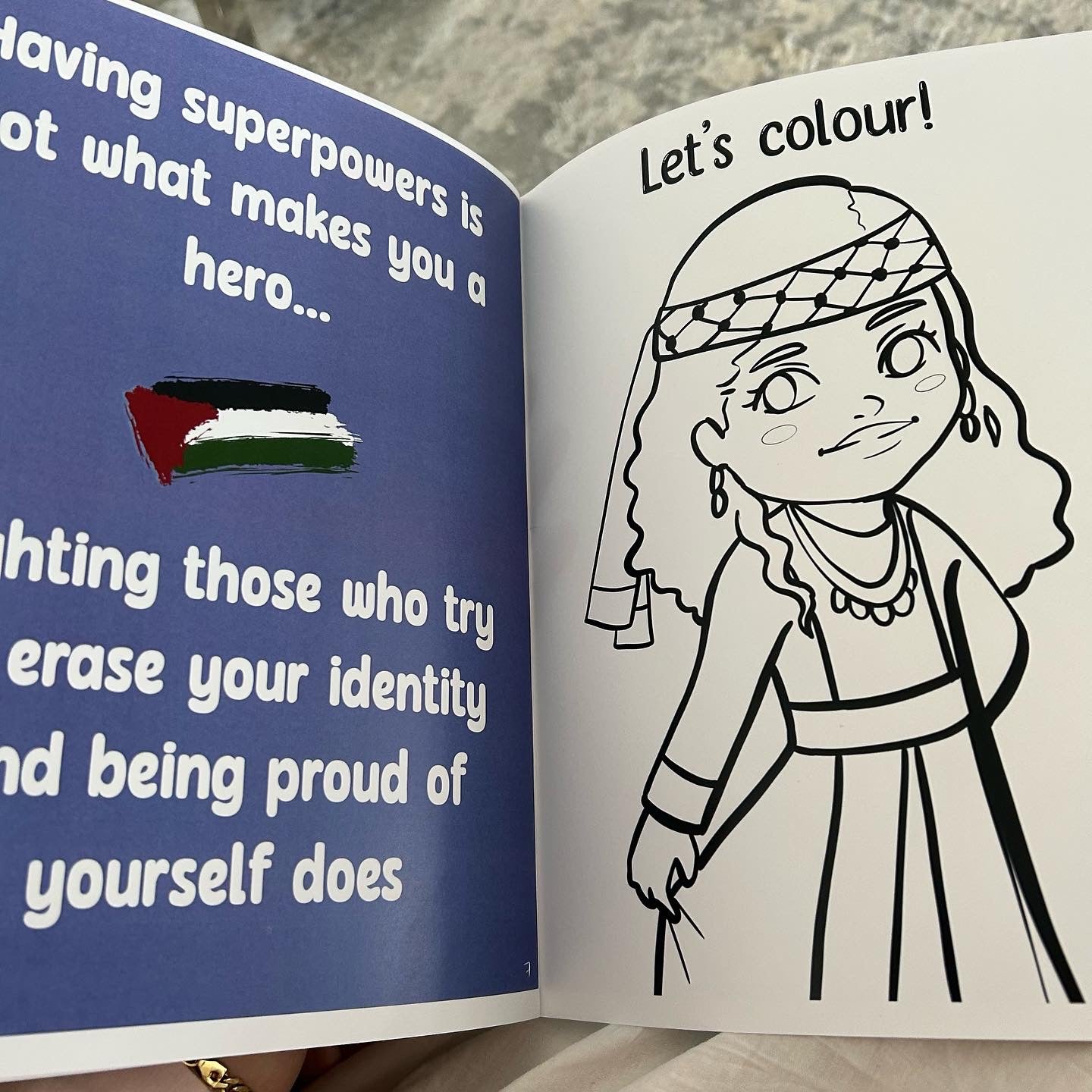 "I Am A Palestinian Superhero" Activity Book