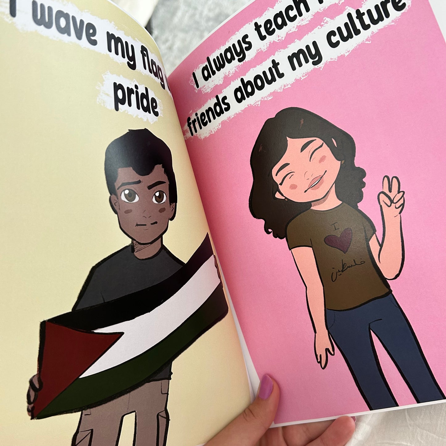 "I Am A Palestinian Superhero" Story Book