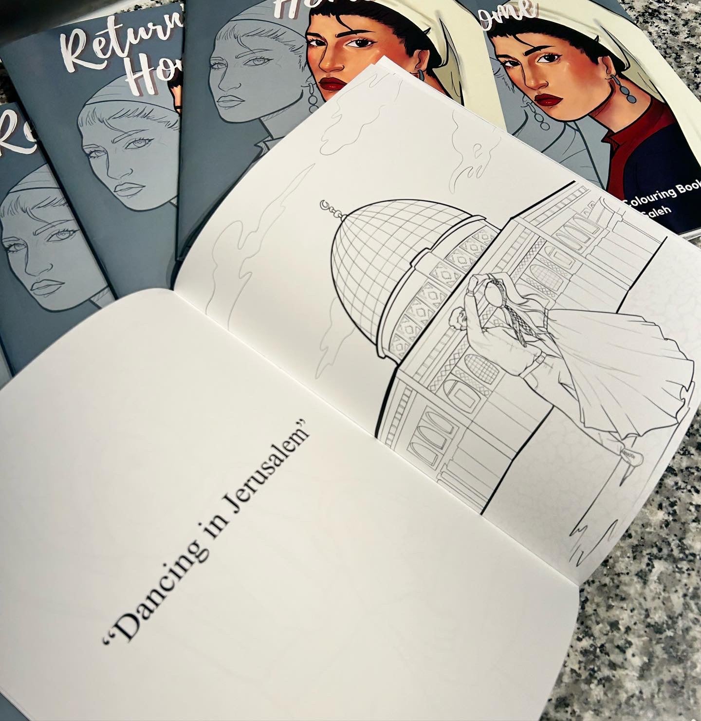 “Returning Home” Colouring Book